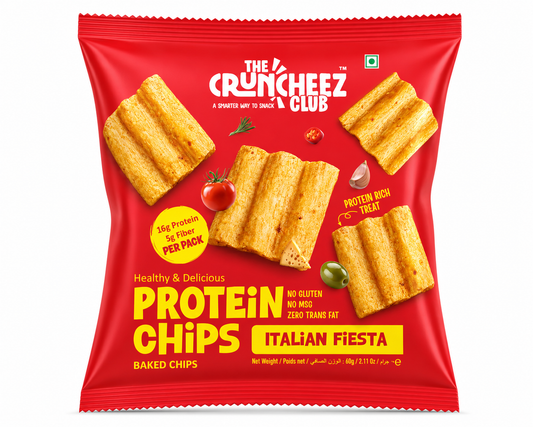 Crunchees High Protien Chips | Italian Fiesta